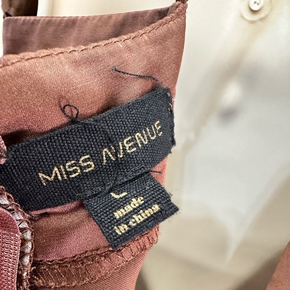 Miss Avenue brown sequins open back jumpsuit - Picture 10 of 15